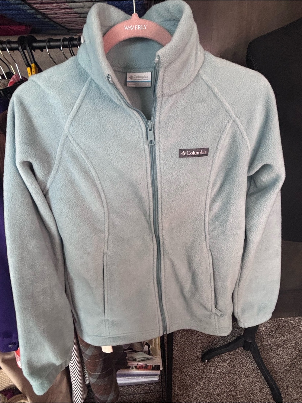 Columbia Women’s Blue Full-Zip Fleece Jacket